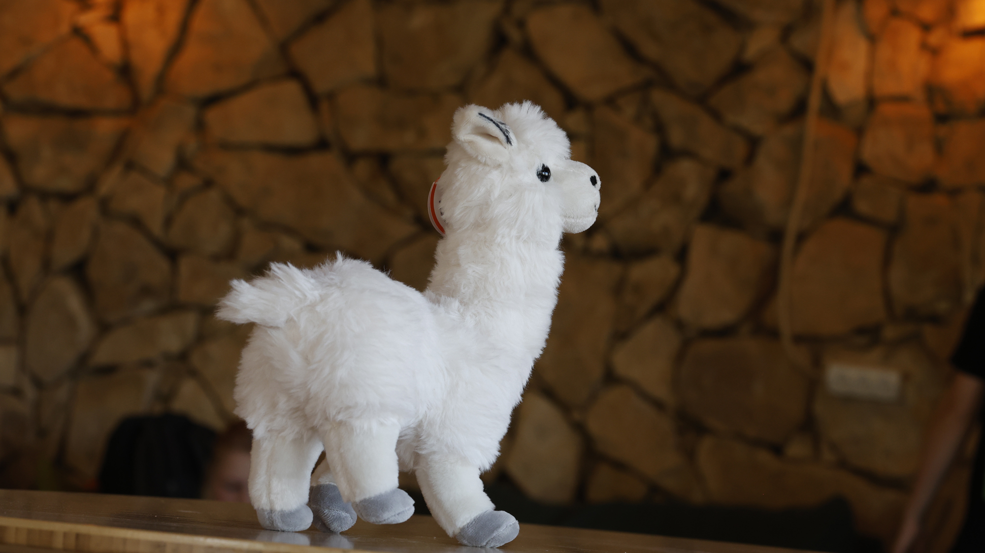 אלפי - בובת אלפקה לבנה – תמונה 3