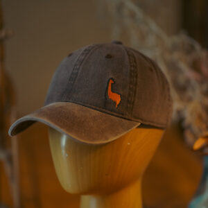 כובע בייסבול חוות האלפקות - חום כהה